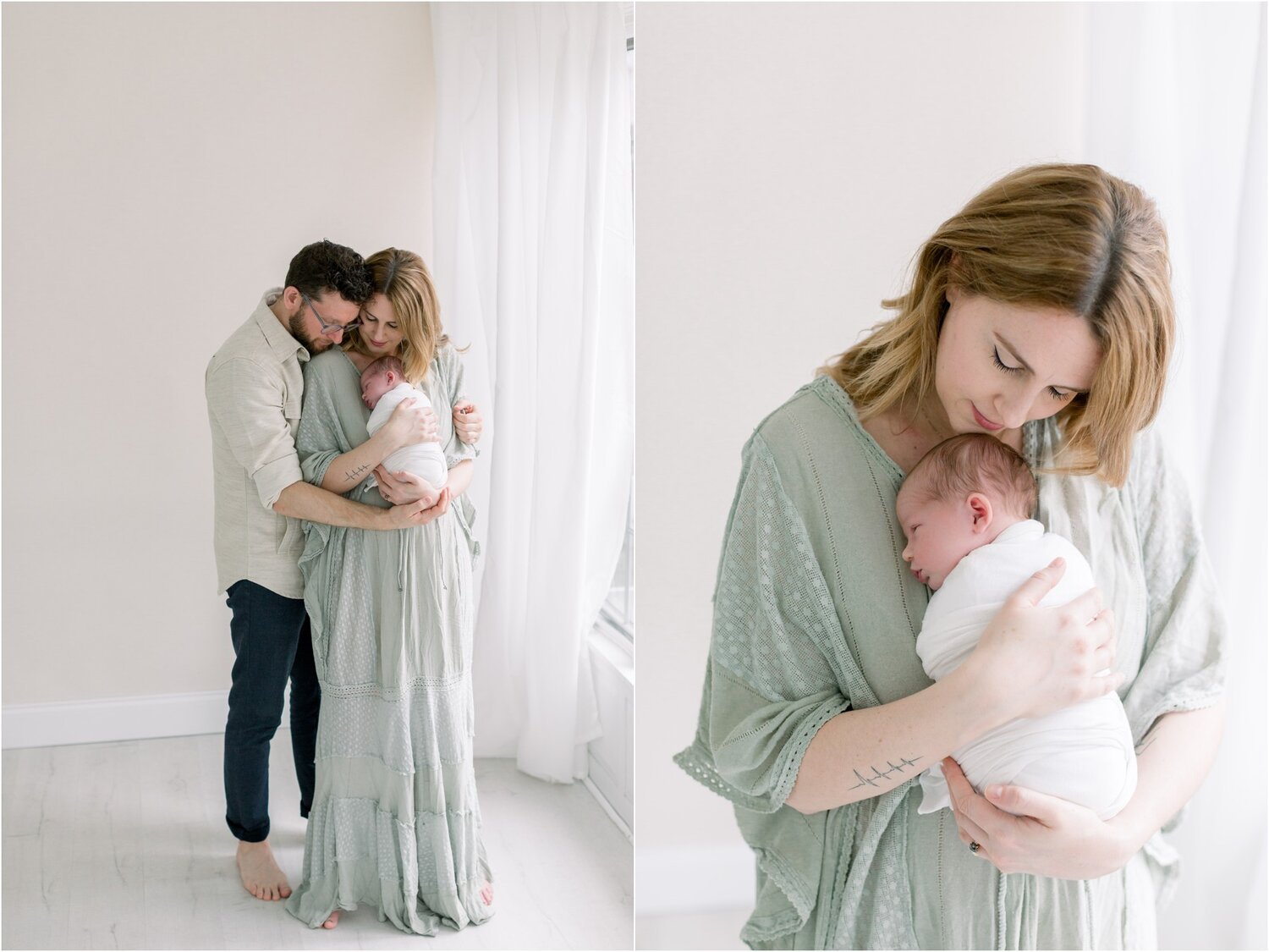 main line lifestyle newborn photography session