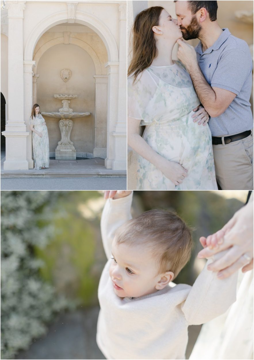 maternity session longwood gardens