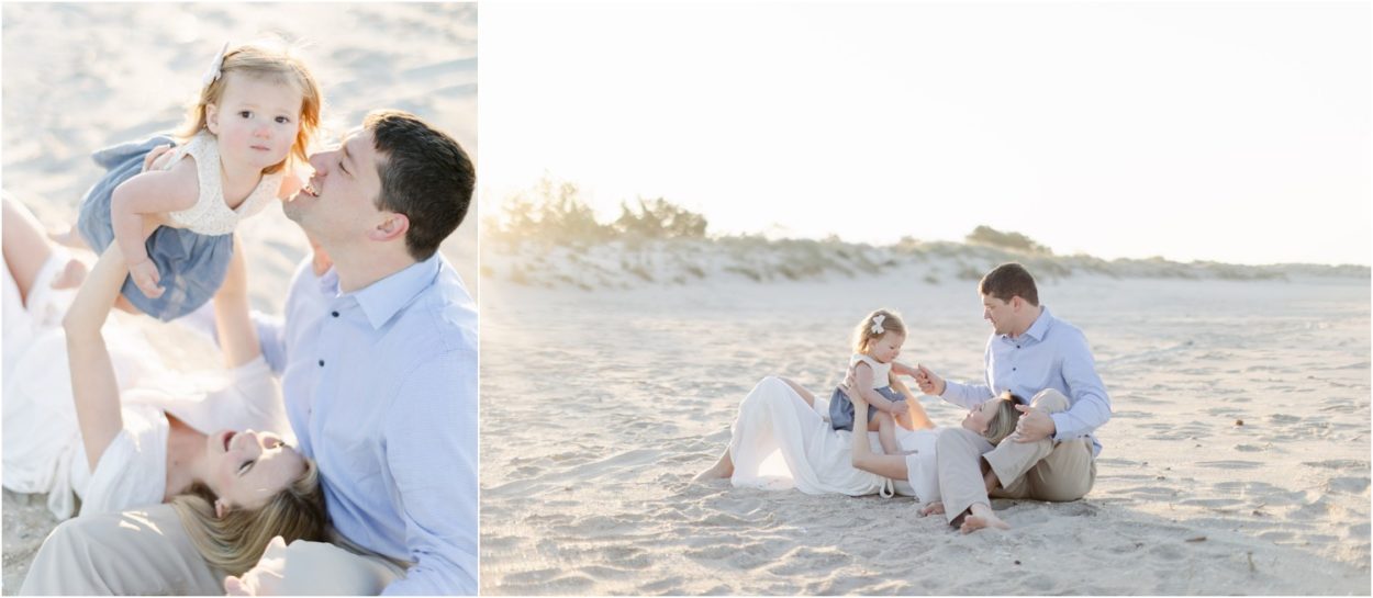 beach family portraits cape may