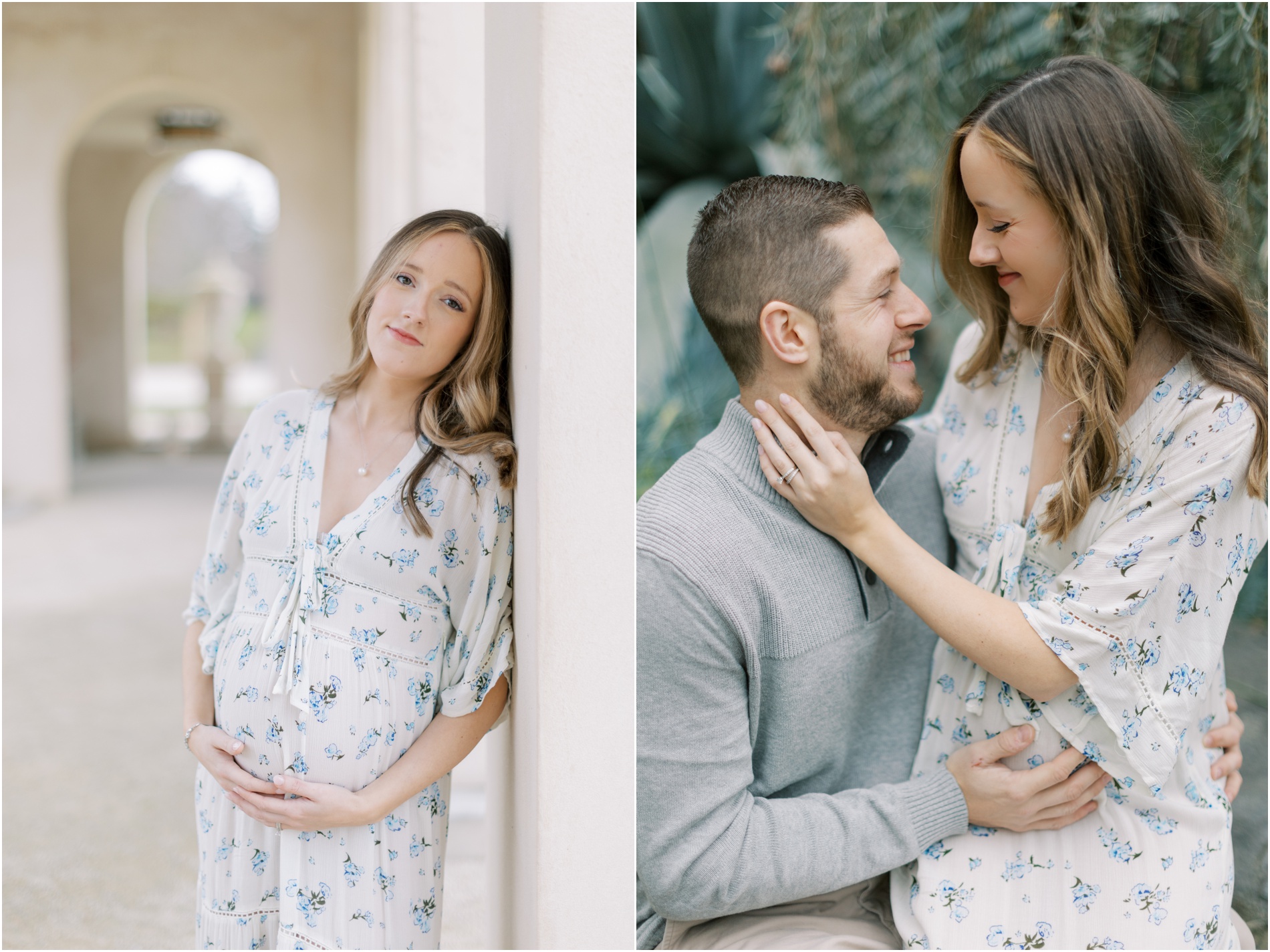 maternity photoshoot longwood gardens