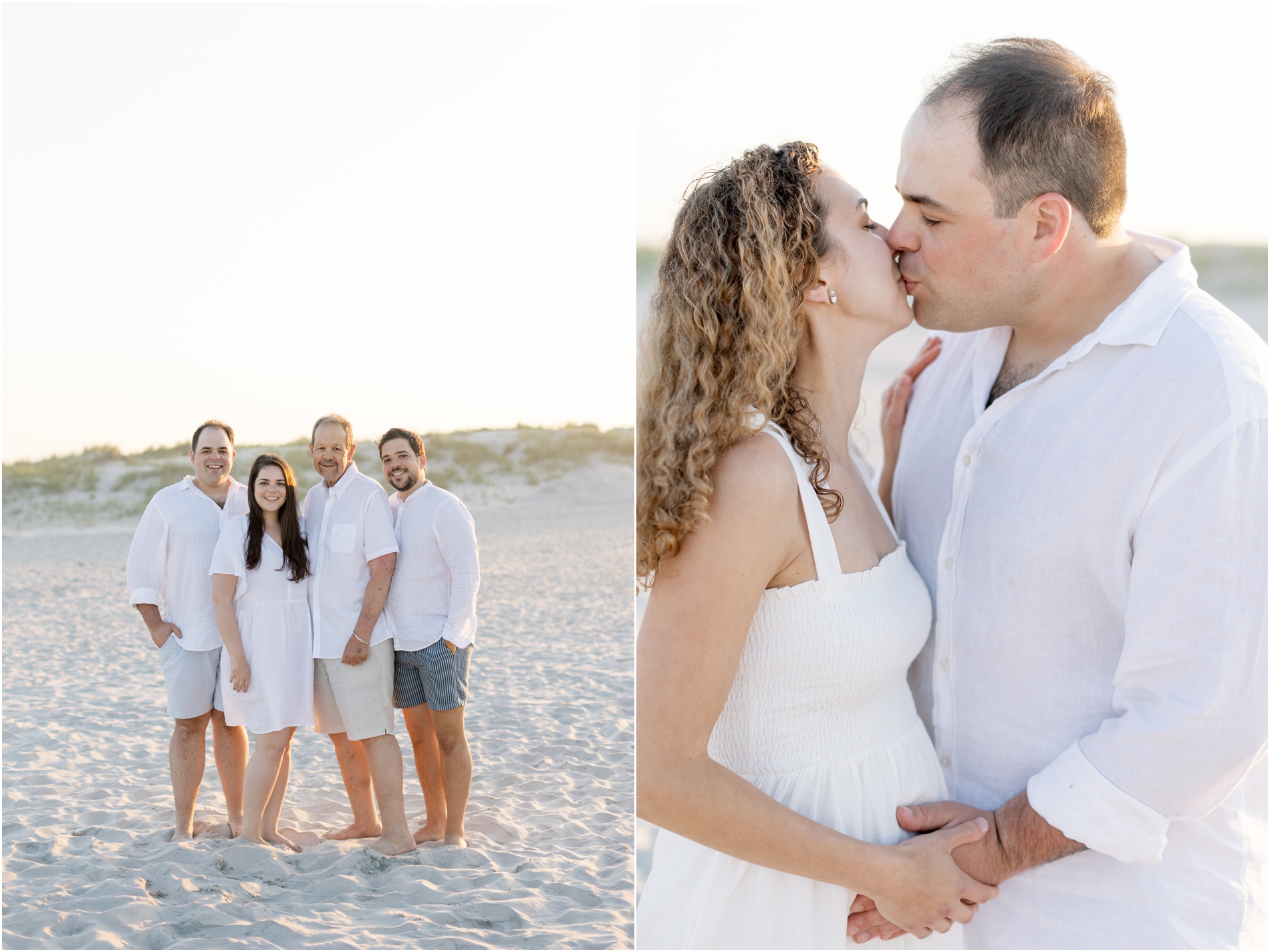 family beach session cape may