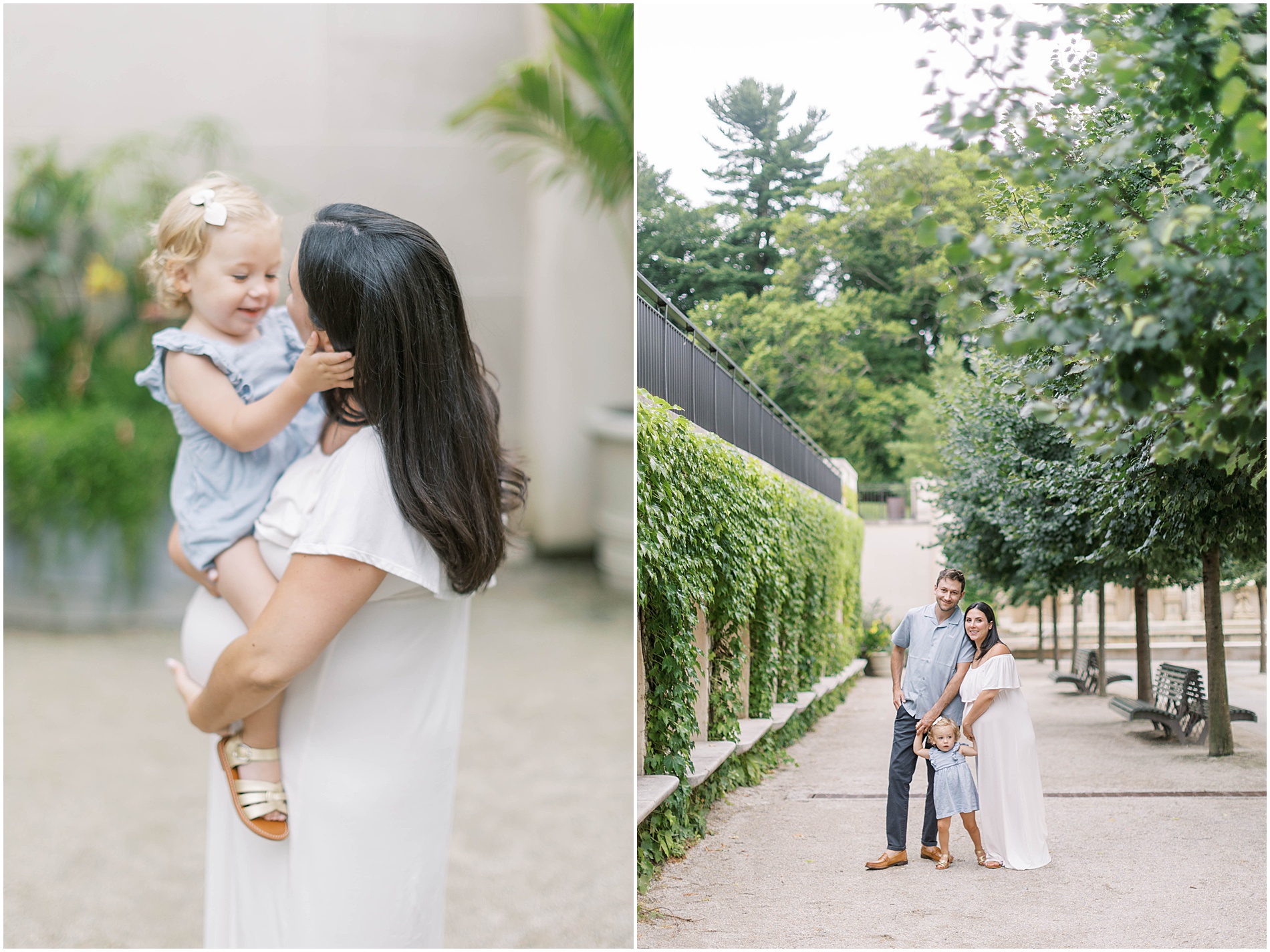 family photoshoot longwood gardens