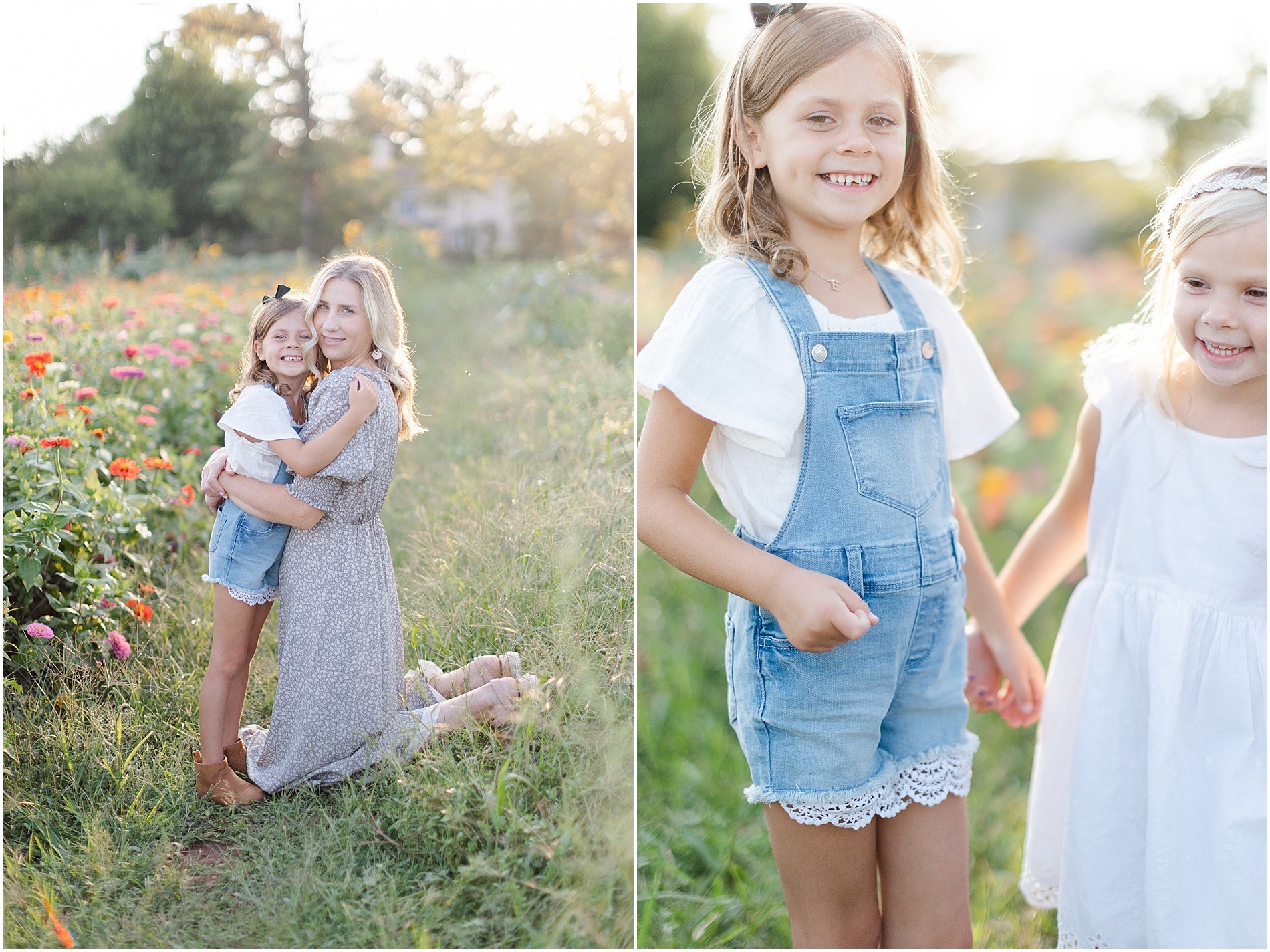 flower field family photography session pennsylvania