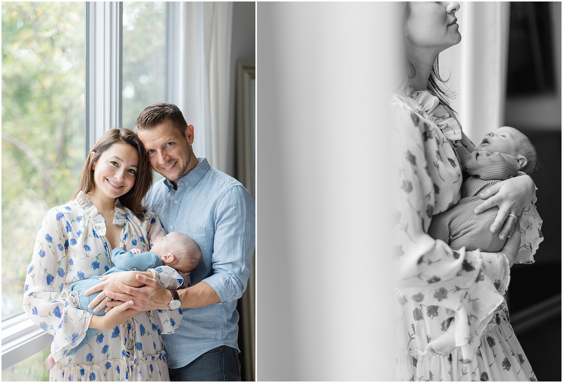 in home newborn photographer philadelphia