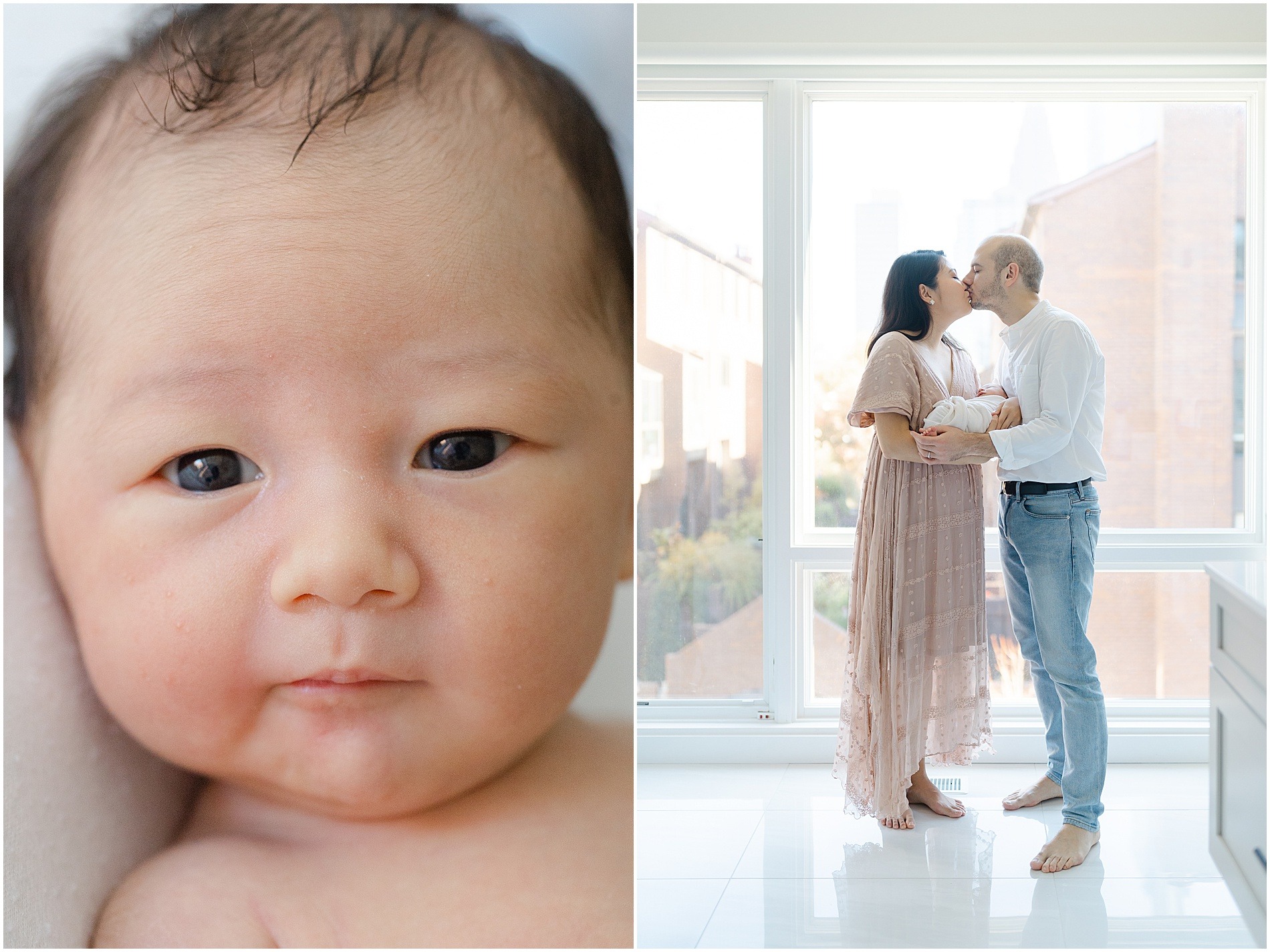 light airy newborn photographer mainline