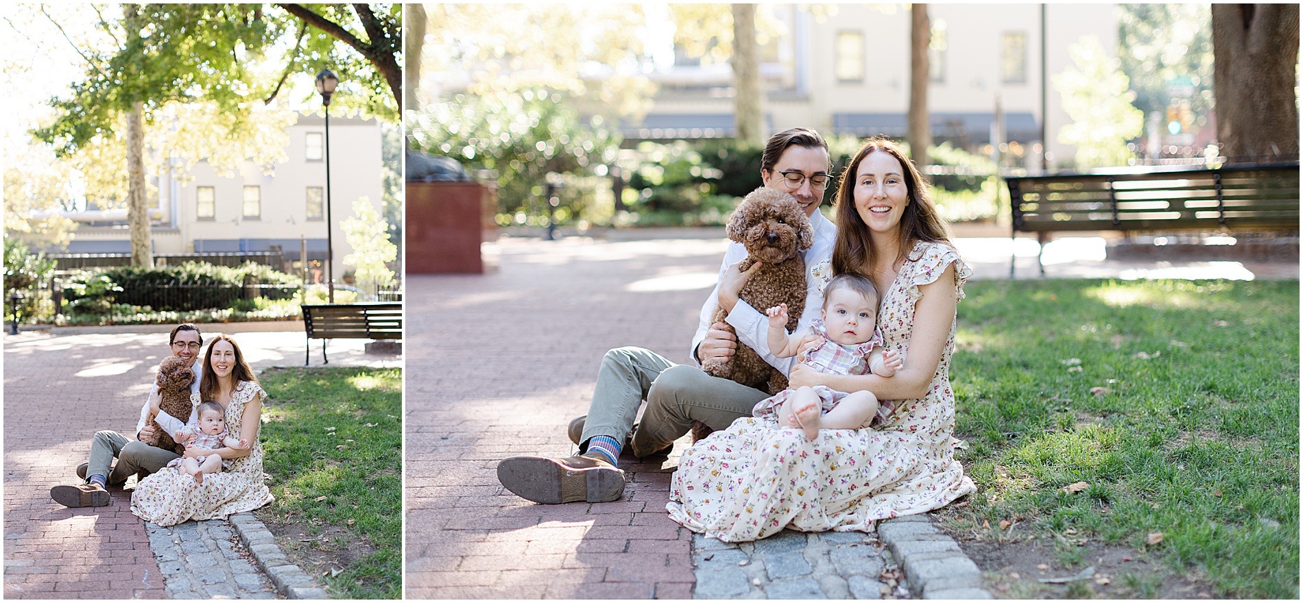 family photography session rittenhouse square philadelphia