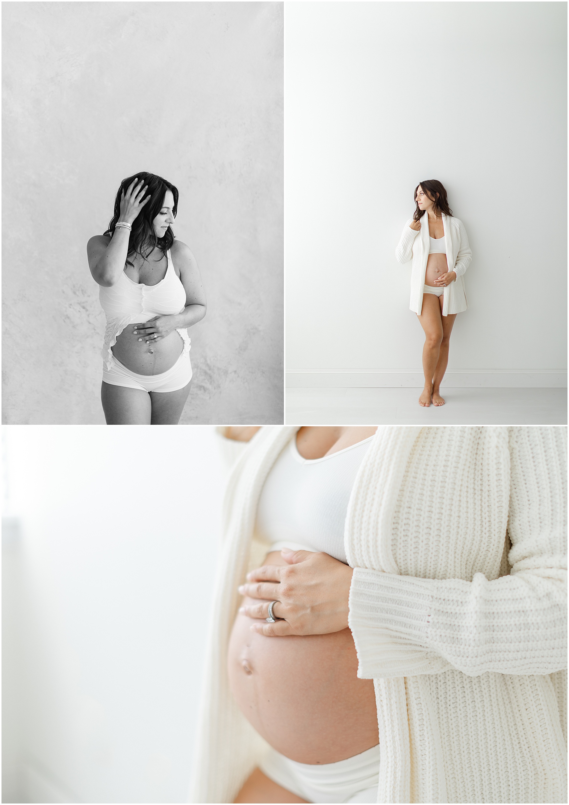 intimate maternity session