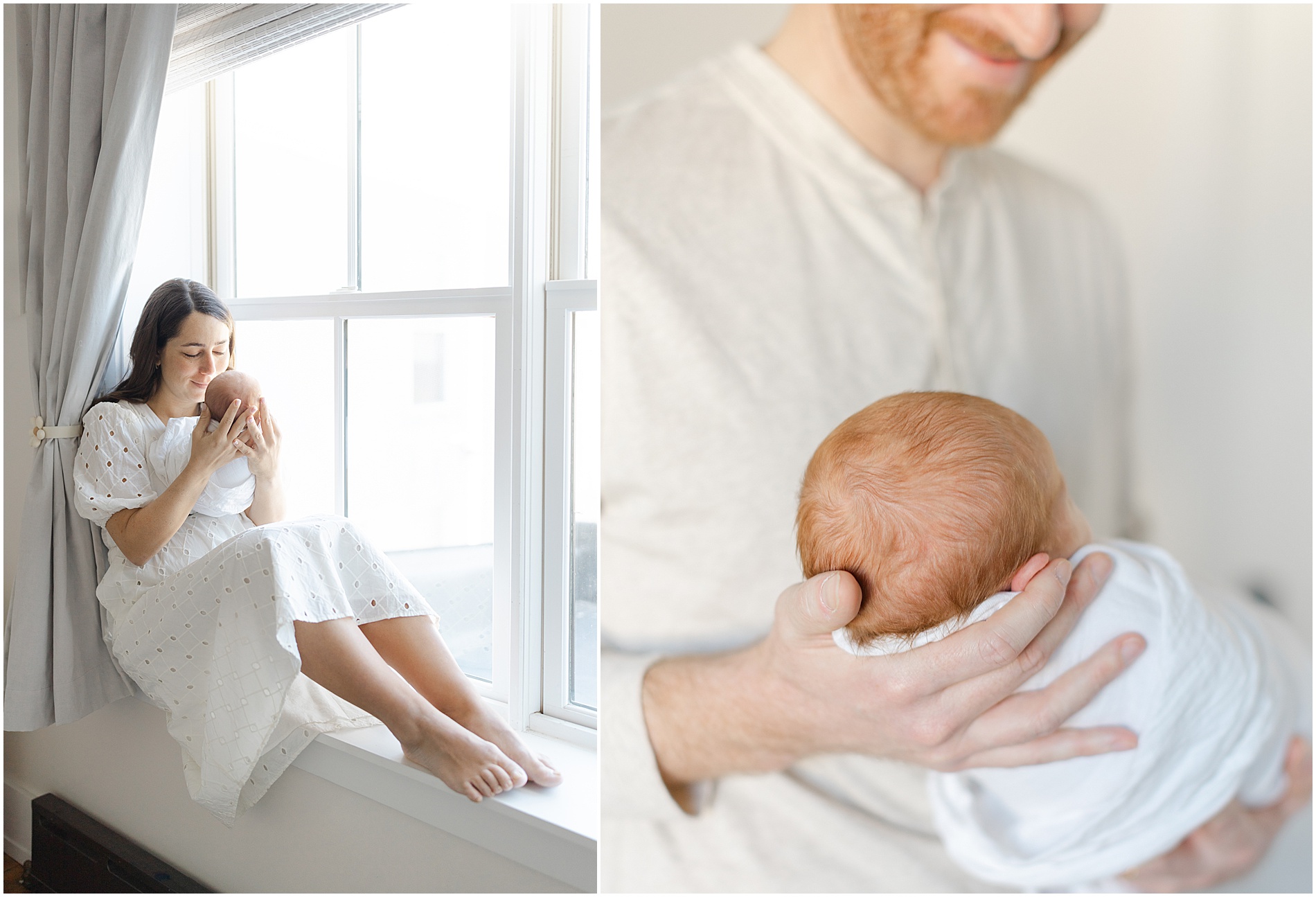 in home newborn session photographer