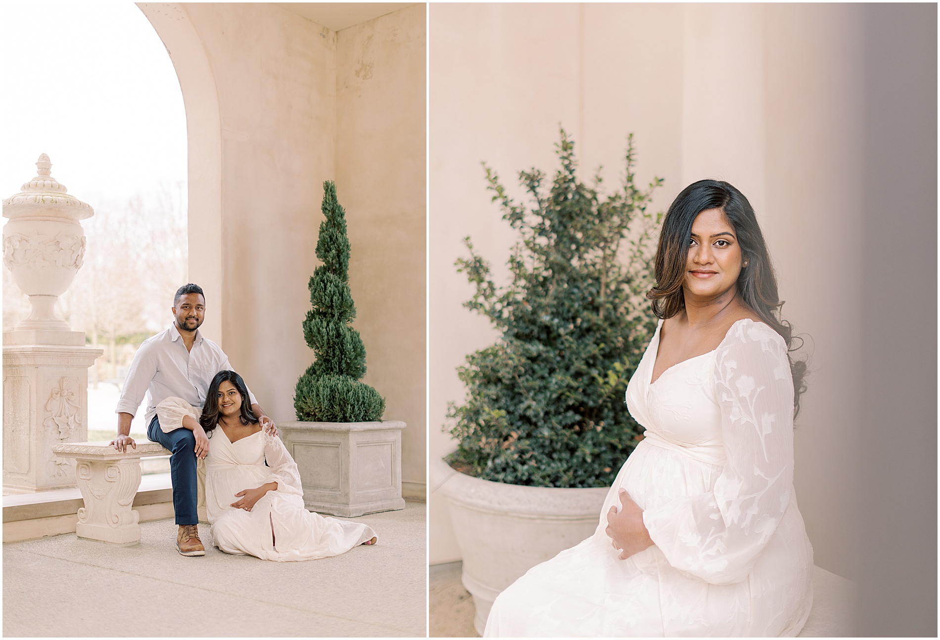 longwood gardens maternity photographer