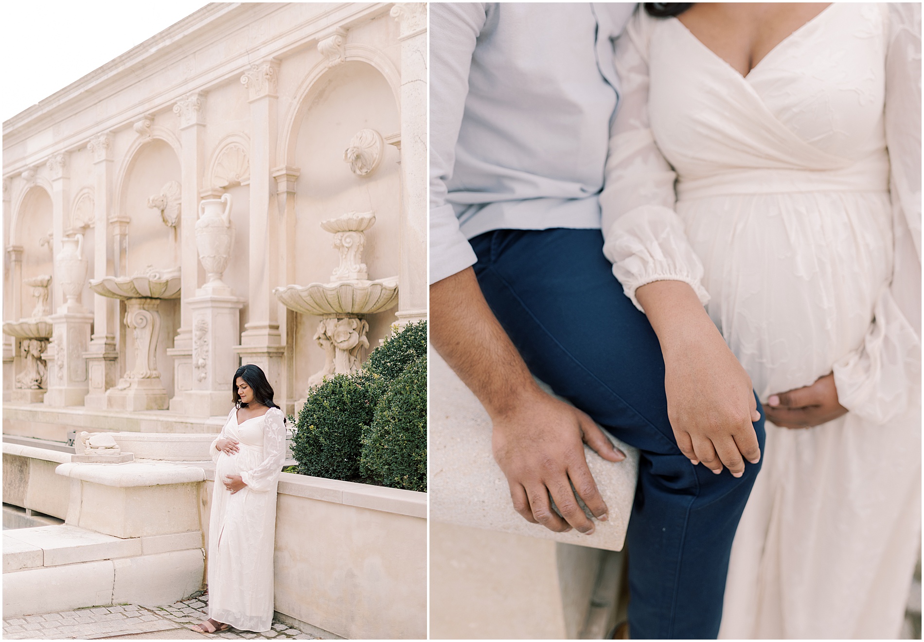 longwood gardens maternity photography