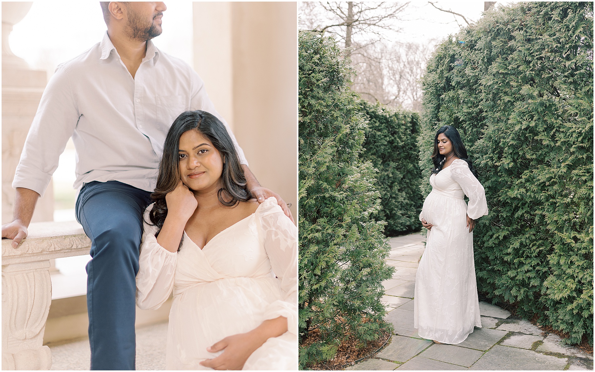 longwood gardens maternity portraits