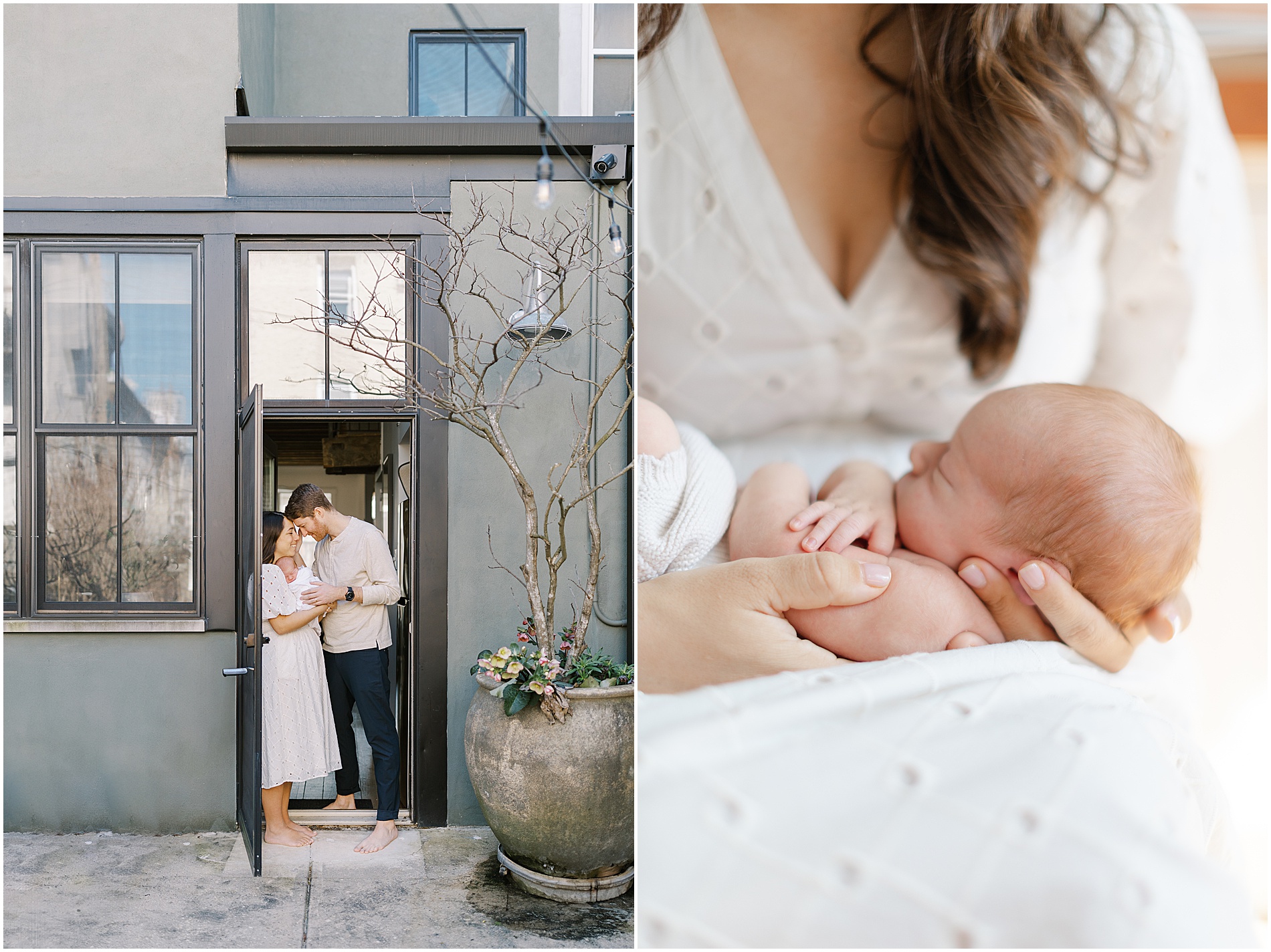 philadelphia in home newborn session