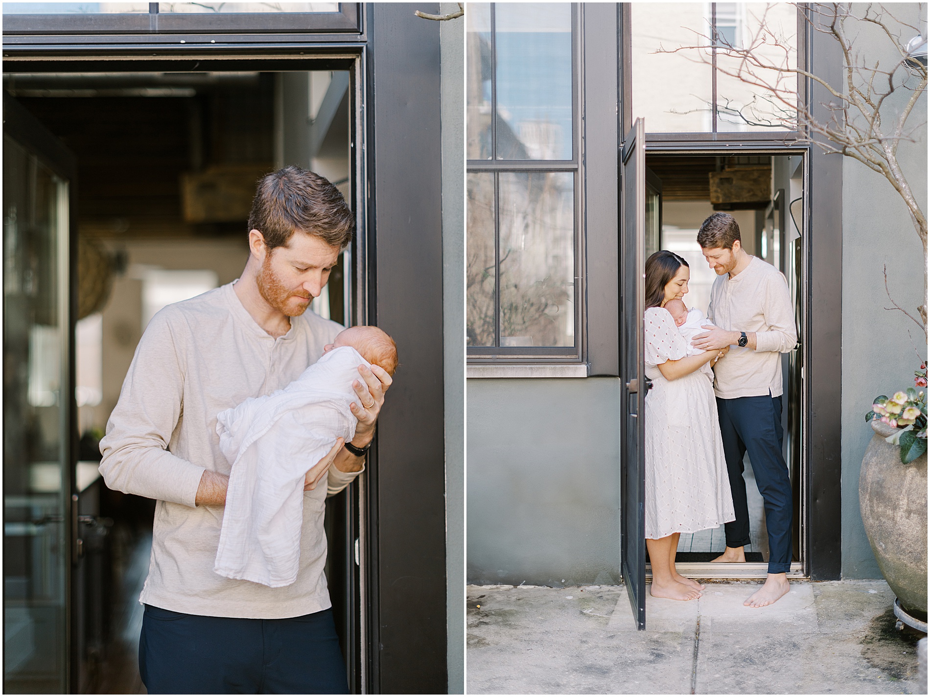 philly in home newborn session