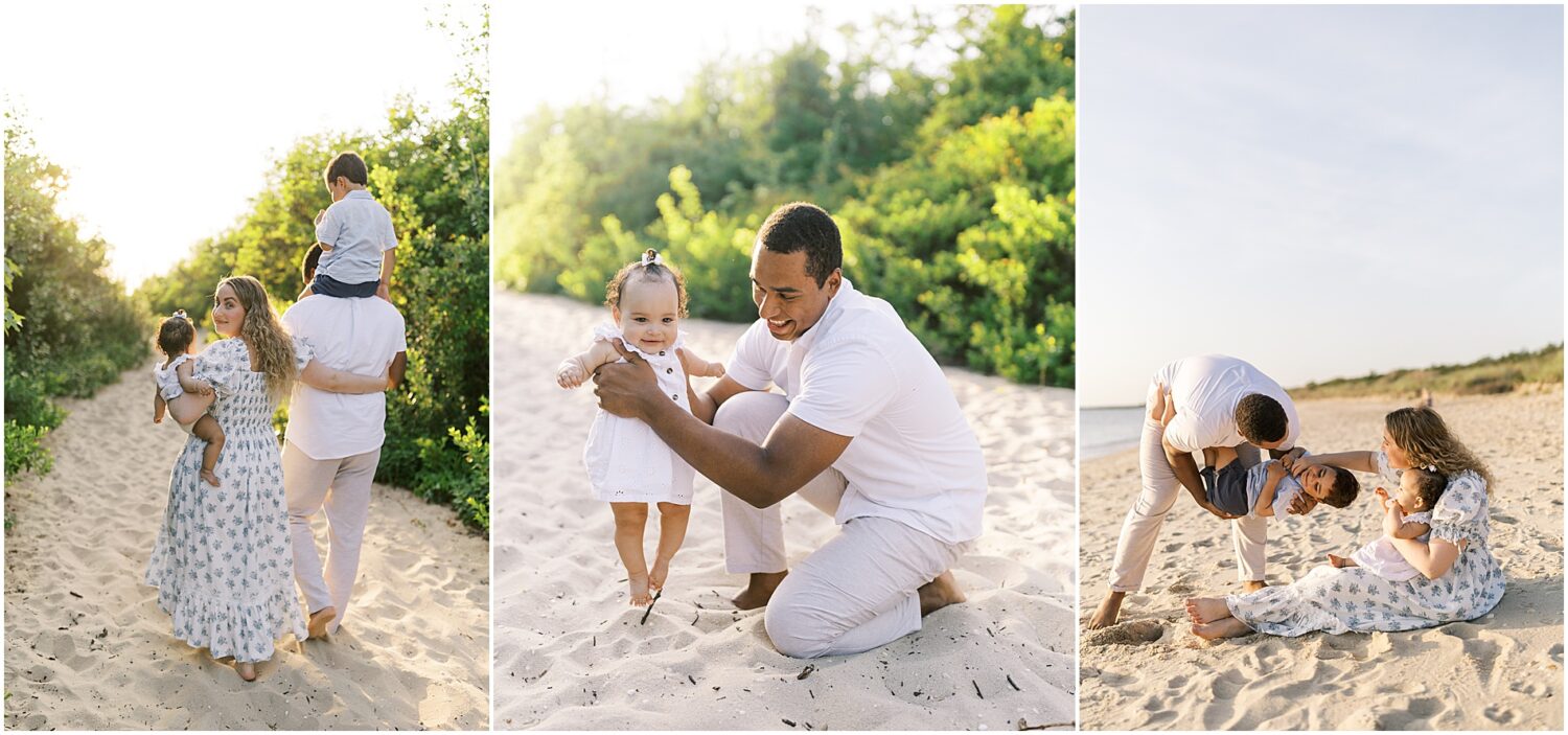 beach family photo outfit idea beach family photos outfits